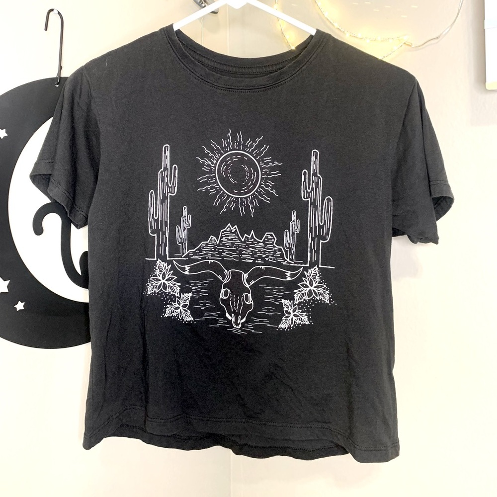 Desert Flora Shrunken Crop Tee